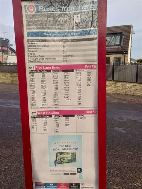 671 bus times